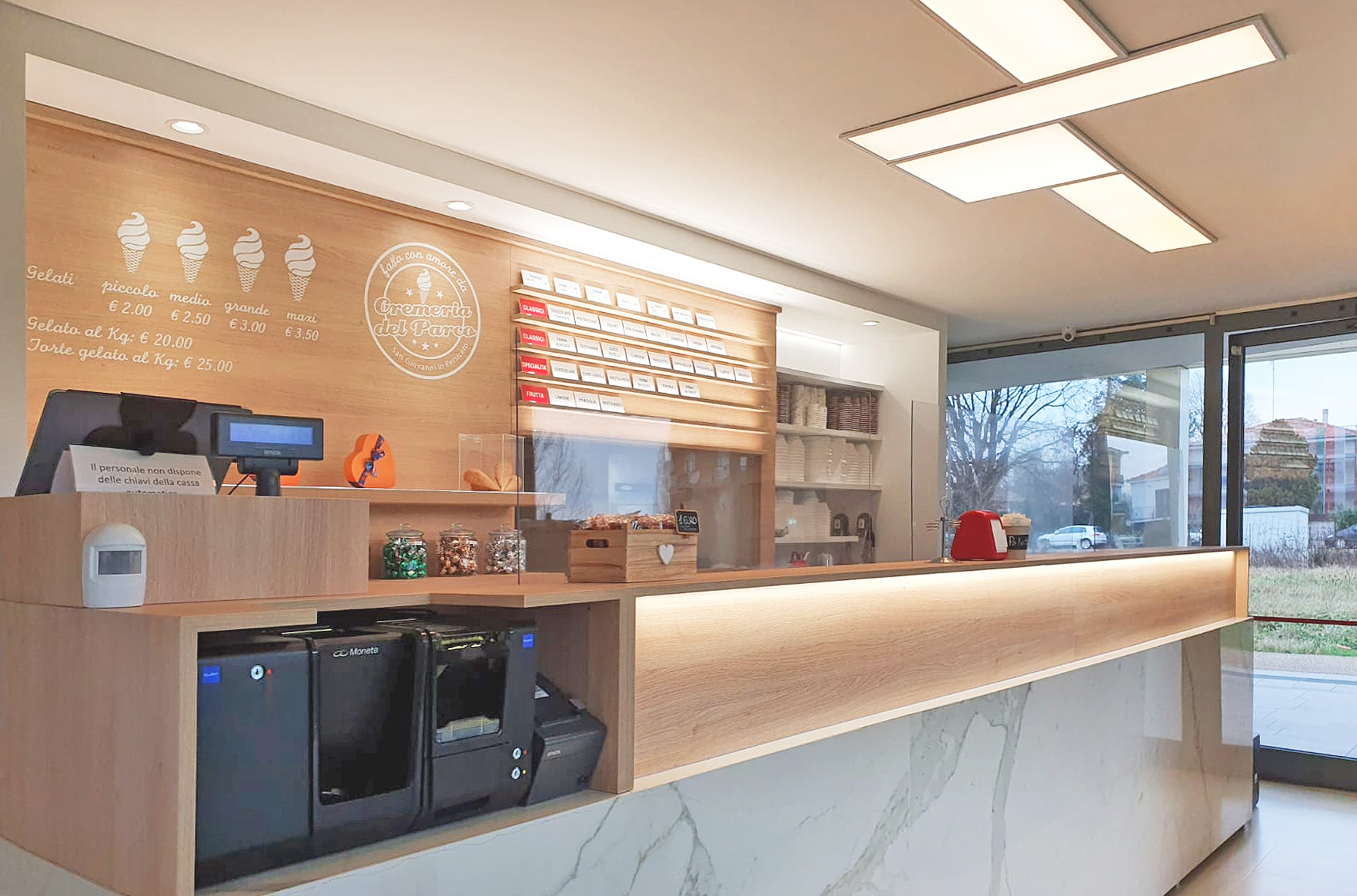 Design commerciale per negozi e spazi di lavoro Whitewood